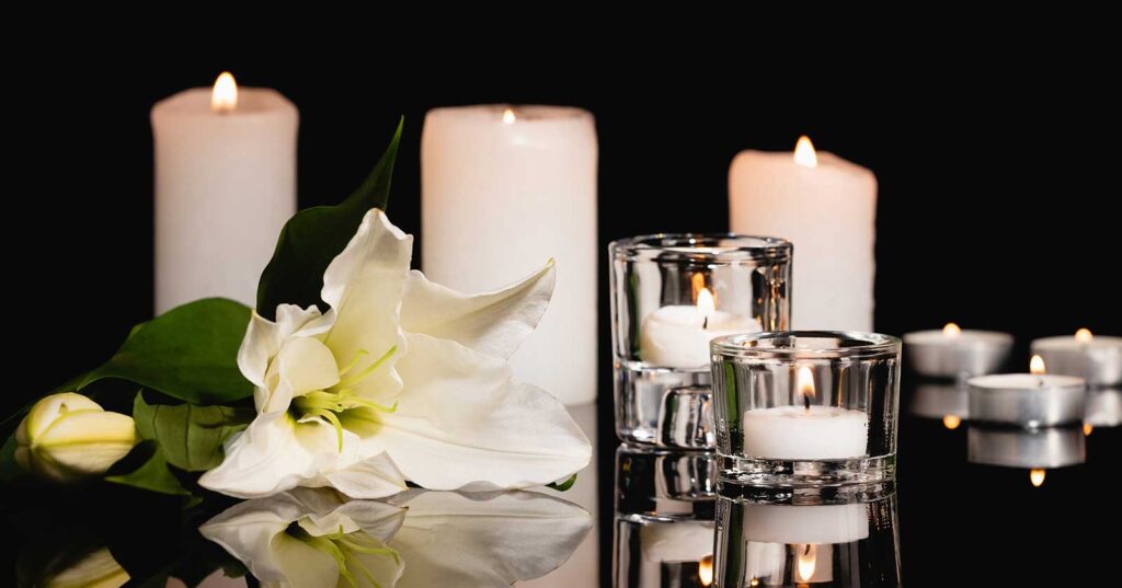 Candles and Lillies